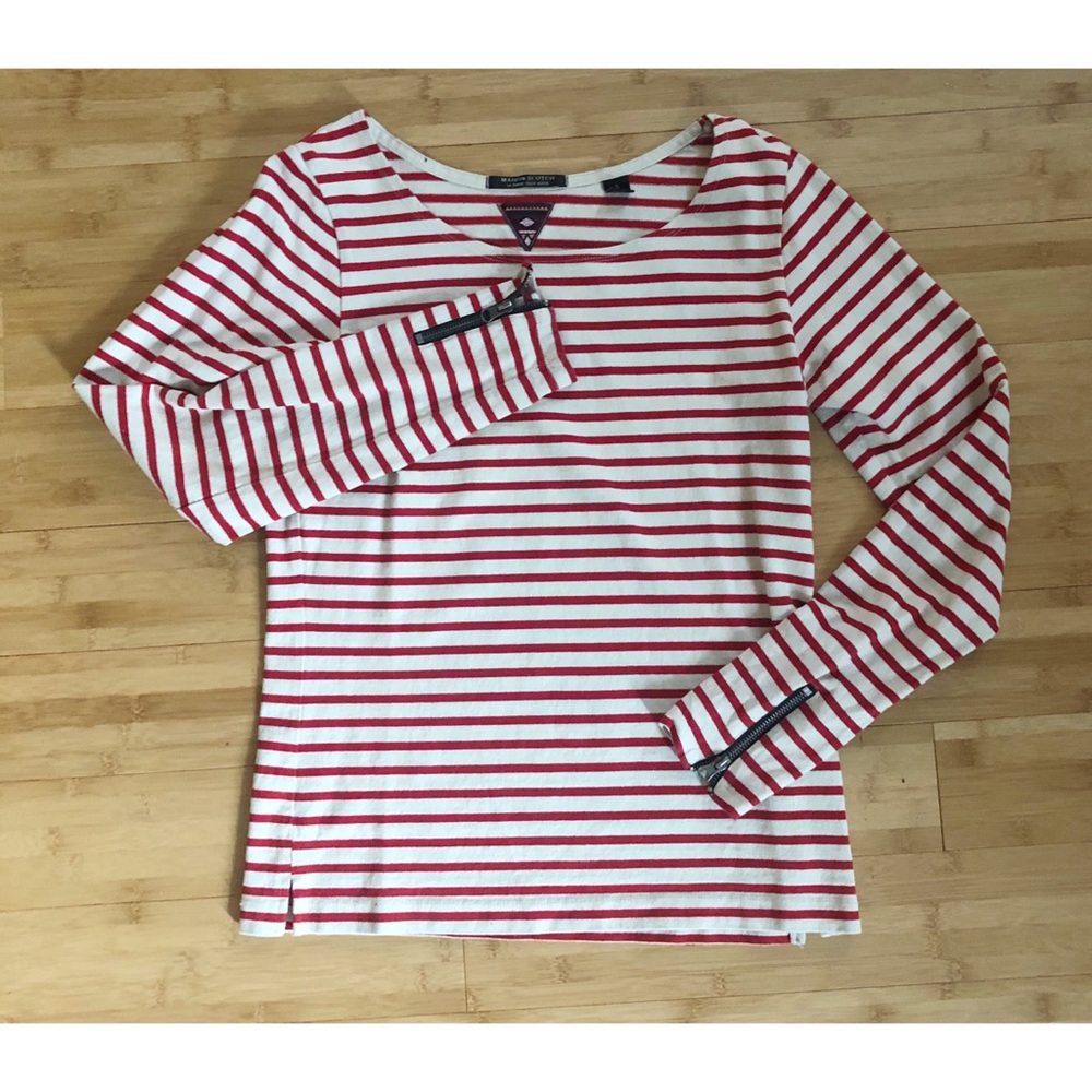 Maison Scotch long sleeve with zip sleeves